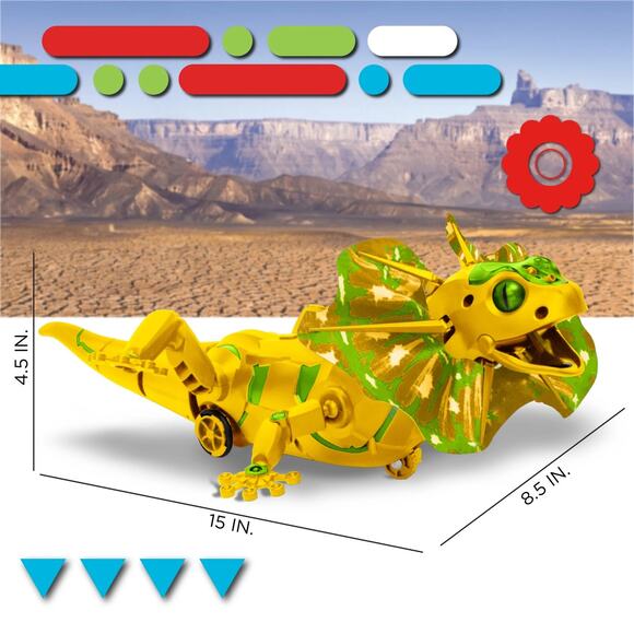 Discovery Kids Robotic RC Frilled Lizard, DIY Pet, Wireless - Picture 1 of 5